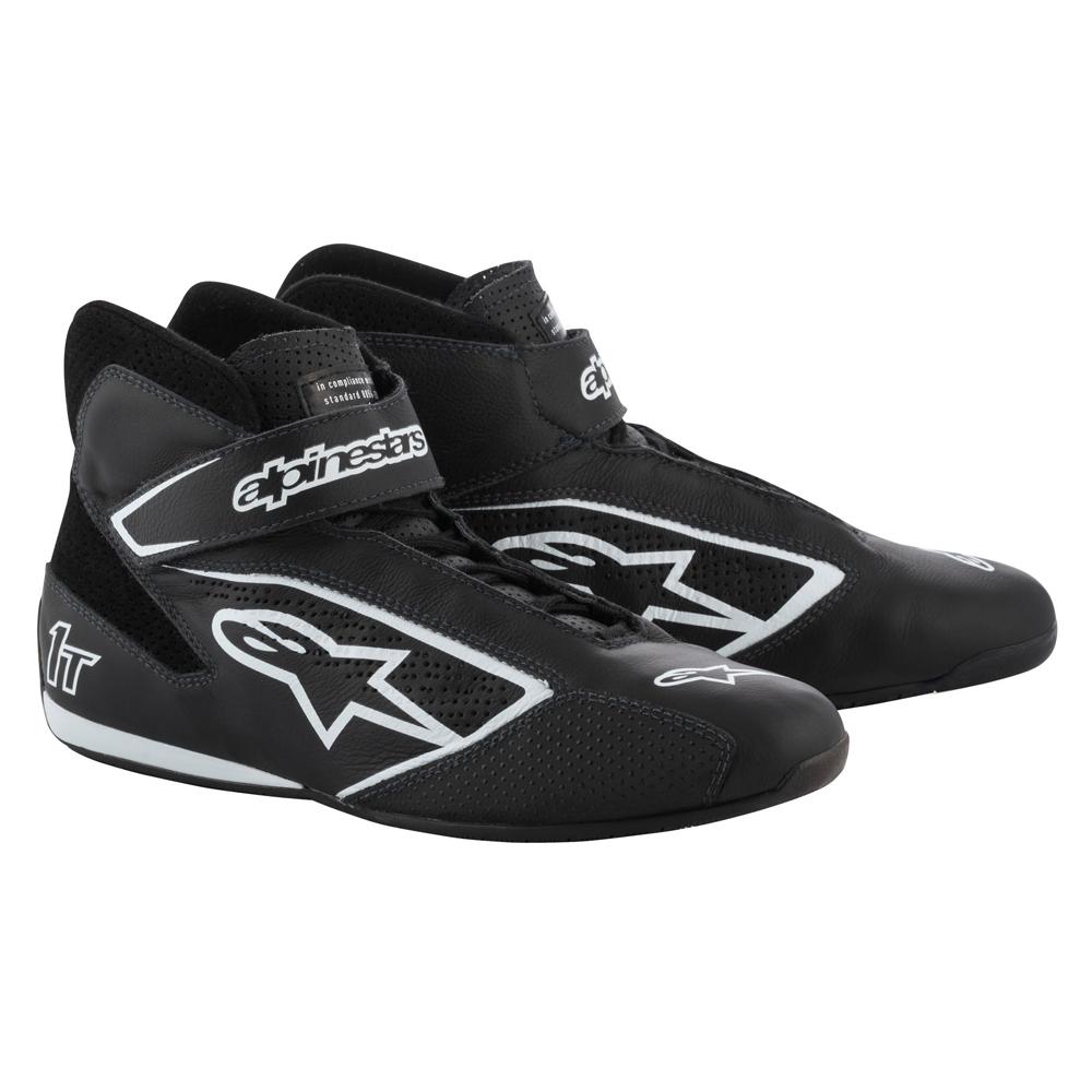 Alpinestars Tech 1-T Race Boots Black FIA Approved from Merlin Motorsport