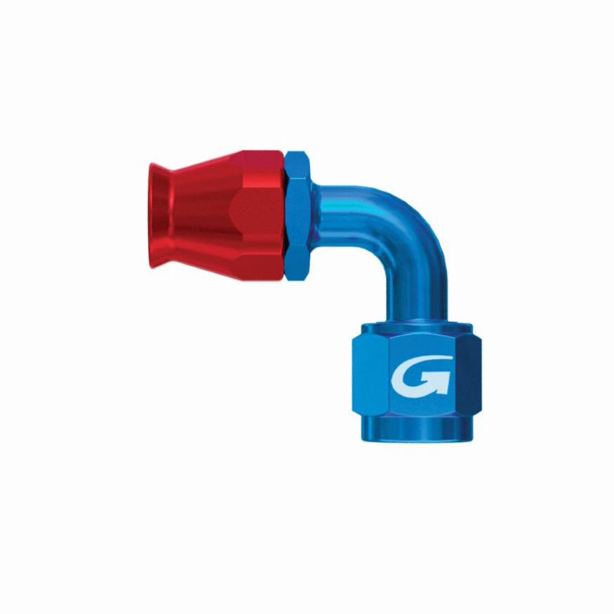 Goodridge -6JIC (9/16UNF) 90° Swept Female Fitting