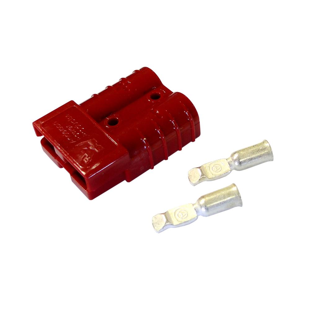 Small Red Anderson Jump Start Plug from Merlin Motorsport