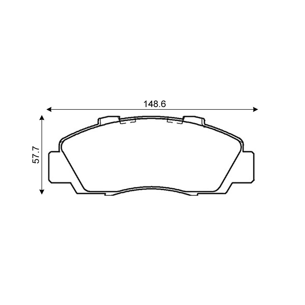 Mintex Racing Brake Pads MDB1543-M1144 For Acura/Honda/Rover