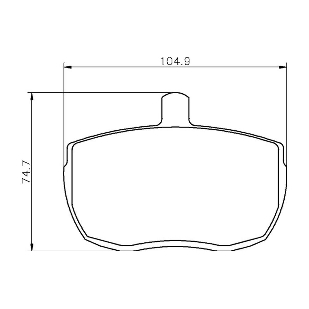 Mintex Racing Brake Pads MLB41-M1144 For Ford/Rover/Land Rover