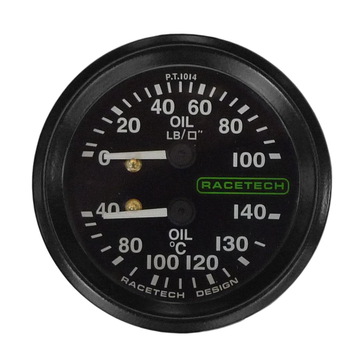 temperature and pressure gauge