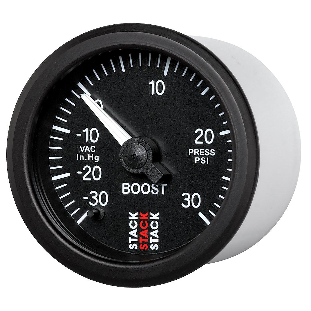 Stack Professional Boost Pressure Gauge 30 to +30 PSI