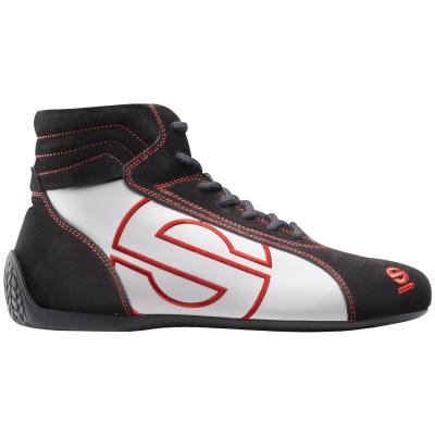 Sparco Slalom Race/Rally Boot in Black/White with Red detailing