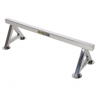 BG RACING 6 INCH TALL CHASSIS STANDS (PAIR) POLISHED STAINLESS