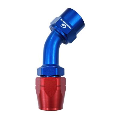 Goodridge -6JIC 45 Degree Swept Female 200 Series Hose Fitting