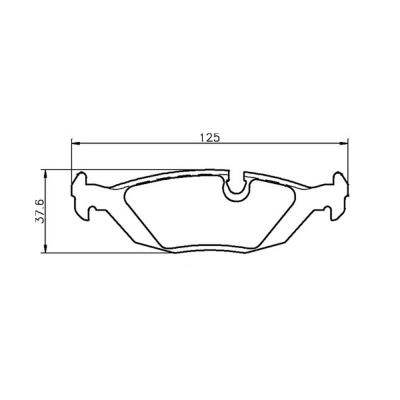 Mintex Racing Brake Pads MDB1239-M1144 For BMW E30 Rears