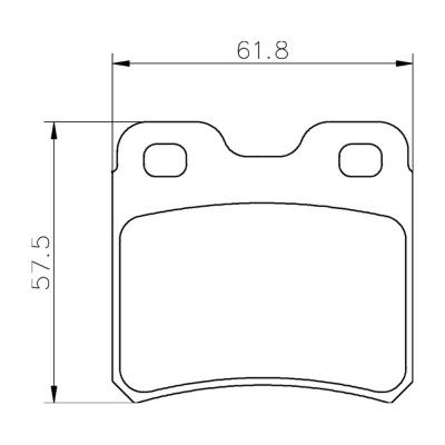 Mintex Racing Brake Pads MDB1385-M1144 For Opel/Vauxhall