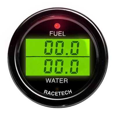 Racetech Fuel Pressure / Water Temperature Dual Gauge