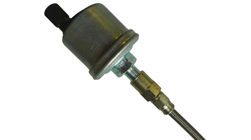 Mechanical oil store pressure sensor